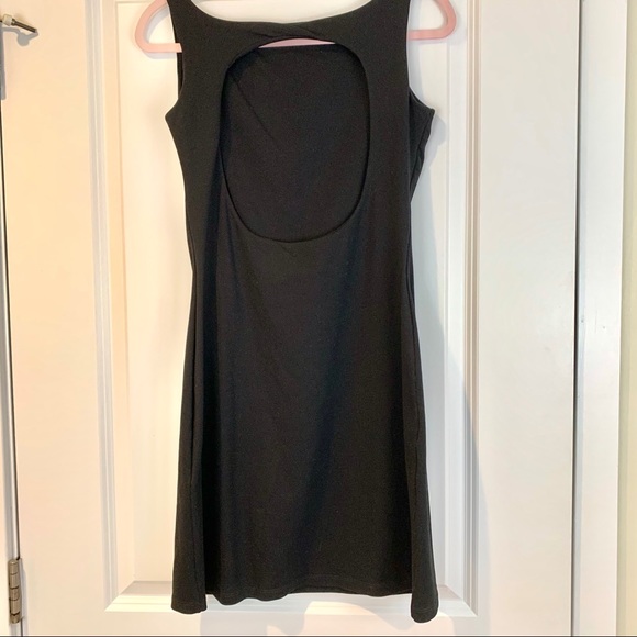 Susana Monaco Black Dress w/ open back - Picture 2 of 7